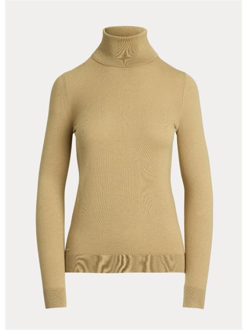 ZOE-LONG SLEEVE-PULLOVER LAUREN RALPH LAUREN | 200940470015BIRCH TAN